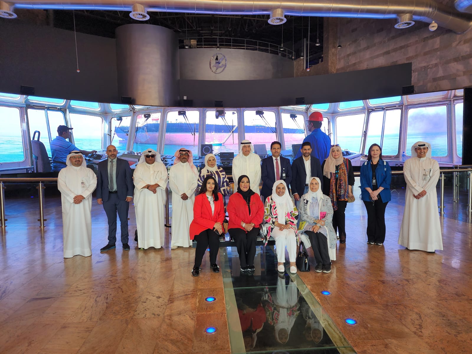 زيارة  لمعرض الشيخ أحمد الجابر الصباح في شركة نفط الكويت